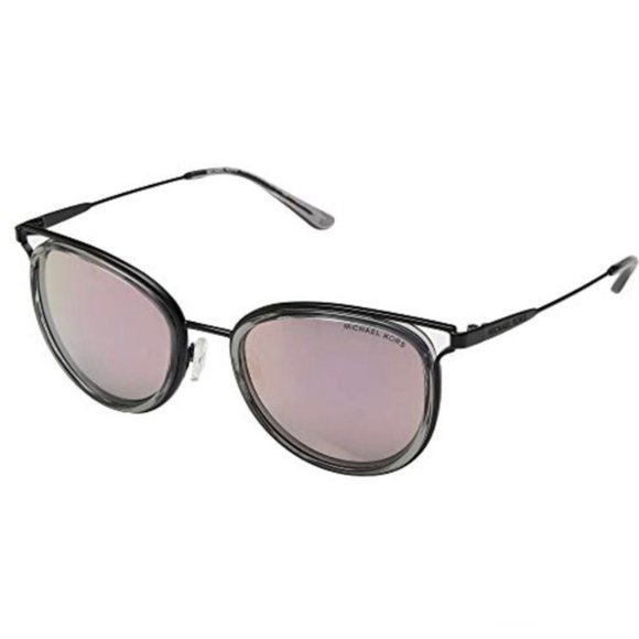SOLD MICHAEL KORS HAVANA BLACK ROUND SUNGLASSES - Picture 5 of 8